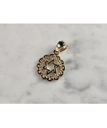 14K Gold Jewish Judaica Star of David Charm Pendant, 1.4g E4804 - €172,50 EUR