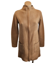 THE CASHMERE PROJECT Camel Cashmere Sweater Jacket - Size XS - £231.08 GBP