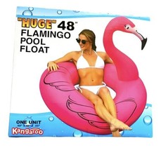 Inflatable Flamingo Pool Float, Fun Beach Floaties, Swim, summer gift - £31.53 GBP