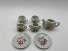 Japanese Miniature Porcelain Dollhouse Tea Set 7 Pcs - $9.00
