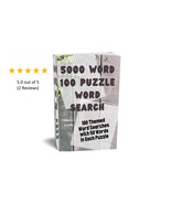 5000 Word 100 Puzzle Word Search: 100 Themed Word Searches with 50 Words... - $10.00