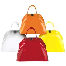 3 Inch Metal Cowbells Set - Pack Of 4 - Loud Metal Cowbell Noisemakers With Hand - £23.96 GBP