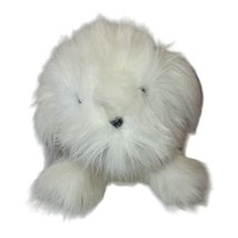 Vintage Chosun Old English Sheepdog Gray White Shaggy Long Fur Plush 1987 20" - £14.97 GBP