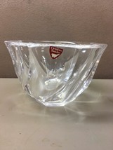 ORREFORS Swedish Signed Crystal Bowl &quot;Olle Alberius&quot; design - £50.30 GBP