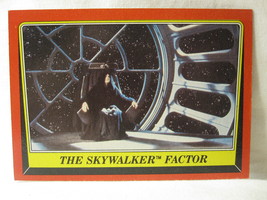 1983 Star Wars - Return of the Jedi Trading Card #77: The Skywalker Factor - £1.58 GBP
