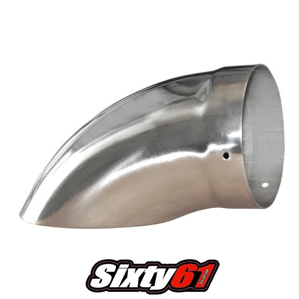 Voodoo Turn Out Tip for Sidewinder Megaphone Exhausts in Polish Stainles... - $83.95