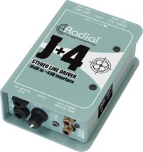 Radial Engineering J+4 Stereo Line Driver -10Db To +4Db Interface - £288.44 GBP