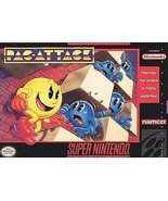 Pac- Attack SUPER NINTENDO SNES GAME Tested + Working &amp; AUTHENTIC! - £27.49 GBP