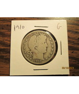 1910-P Barber Half Dollar Better date - $24.99