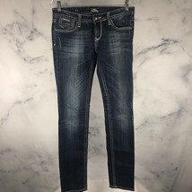ReRock for Express Womens Skinny Denim Blue Jeans Size 6R - $455.09 MXN