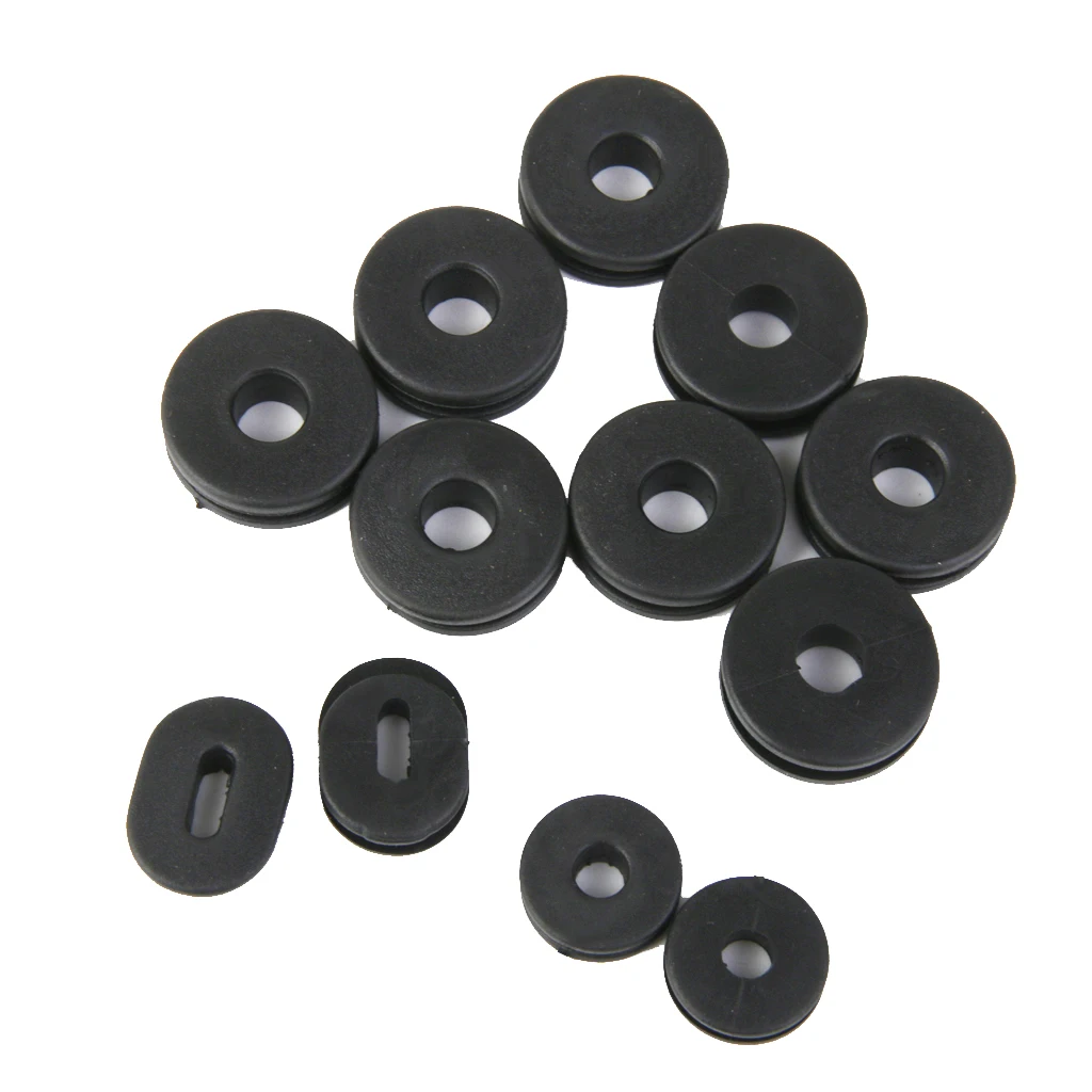 24x Black Rubber Side Cover Grommets for Suzuki GS125 Motorcycle Motorbike - R - £13.60 GBP