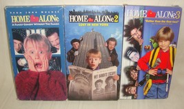 Home Alone and Home Alone 2 Lost in New York And Home Alone 3 VHS lot Of... - £15.56 GBP