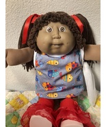 VTG Cabbage Patch Kid Girl African American Dark Brown Hair Head Mold #10 1987 - $425.00