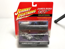 Johnny Lightning James Bond 007 Goldfinger ‘64 Aston Martin &amp; ‘55 Chrysler C-300 - £7.39 GBP