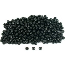 300 Jet Black Round Druk Czech Glass Beads Beading 6mm - £8.95 GBP