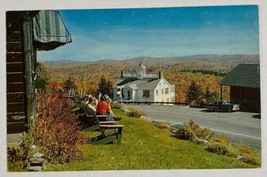 Skyline Restaurant Hogback Mountain Marlboro,Vermont Chrome Postcard - £9.16 GBP