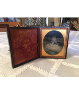 Antique tin type Daguerreotype Post Mortem Baby Girl Child Victorian - $195.00