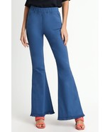 Umgee Full Size Wide Flare Leg Stretch Pants with Frayed Hem Plus Size - $40.06+