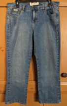 VTG Z. Cavaricci Capri Jeans Women&#39;s Size 14 Blue Dark Wash Cotton Blend... - $18.25