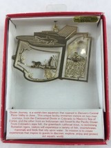 Nations Treasures Ocean Journey Colorado 24K Brass Metal Ornament Souvenir - £11.03 GBP