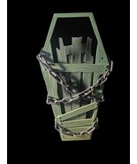 Gemmy Animated 18&quot; Cursed Coffin Zombie Screamer Halloween Prop Works! - $730.08 MXN
