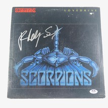 Rudolf Schenker Scorpions Signed Lovedrive Lp Vinyl PSA/DNA Album Autographed - £281.29 GBP