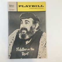 1969 Playbill Shubert Theatre Paul Lipson in Fiddler on the Roof Jerome Robbins - £22.50 GBP