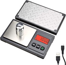 Gram Scale 220G / 0.01G, Digital Pocket Scale With 100G, Rechargeable - £36.18 GBP