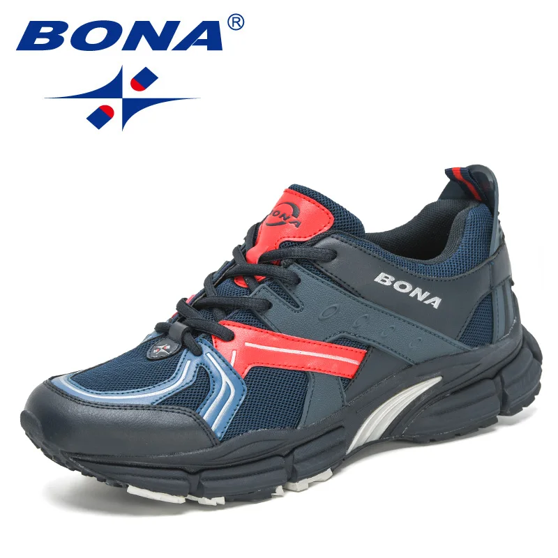 BONA 2024 New Designers Action Leather  Running Shoes Men Comfortable  Wal  Zapa - £169.38 GBP