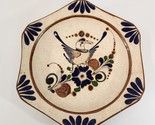 Tonala Mexico Pottery Folk Art Bird Wall Hanging Sandstone Plate 13&quot; Vtg... - £30.83 GBP