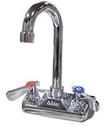 AA-412G 4&quot; Wall Mount No Lead Commercial Faucet with 5&quot; Gooseneck Spout - €80,21 EUR