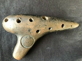 Antique Old Ceramics Pottery Clay Ocarina Whistle Made In Austria - £58.84 GBP