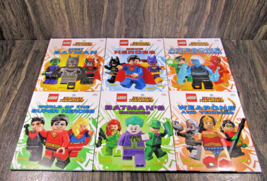 6 LEGO DC Comics Super-Heroes Dark Knight Hardcover Book Lot Collectibles - £10.27 GBP