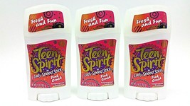 (LOT 3) Lady Speed Stick Teen Spirit Deodorant Pink Crush 1.4 oz Each NEW SEALED - £17.04 GBP