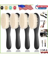 Ergonomic Men&#39;s Grooming Brush Set - Wooden Handle &amp; Natural Bristles, 4... - $490.86 MXN