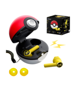 Pikachu Pokeball Wireless Bluetooth Earphones Mic Built Gamers Headset B... - $726.36 MXN