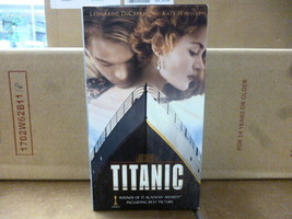L41 Titanic Leonardo Dicaprio Paramount 20th Century Fox Vhs Tape Used In Box - £2.91 GBP