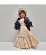 Vintage Felt Cloth Spain Woman Doll Figurine - $44.45