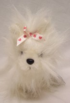 Ganz Webkinz White &amp; Pink Yorkie Puppy Dog 7&quot; Plush Stuffed Animal Toy New - £12.46 GBP
