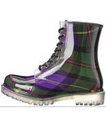 Dirty Laundry Womens Combat Rain Boots Punk Rockabilly 90’s Grunge Size ... - £23.49 GBP