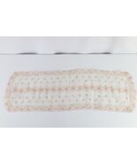 Vintage Antique Japan Hand Embroidered Cherry Blossom Silk Lace Sheer Sc... - $1,260.18 MXN