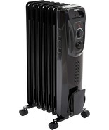 Indoor Portable Radiator Heater 1500W Made of Durable Rust-Resistant Ste... - £26.40 GBP