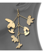 Marc Jacobs Mismatch Statement Earrings Oro Wildflower Asymmetrical New $98 - $127.27 CAD