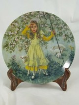 Reco Plate &quot;Little Bo Peep&quot; By John Mc Clelland 1983 Mother Goose 8.5” Us BEEE5 - £2.34 GBP