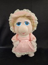 Worlds of Wonder BABY MISS PIGGY Little Boppers Doll Plush 1987 Muppet Babies - £12.66 GBP