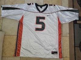 NikeVintage 90s University Of Miami Hurricanes #5 UM Football Jersey Men... - $43.65