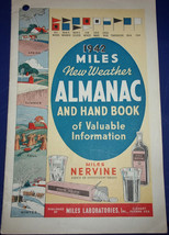 1942 Miles New Weather Almanac And Hand Book of Valuable Information  - £7.83 GBP