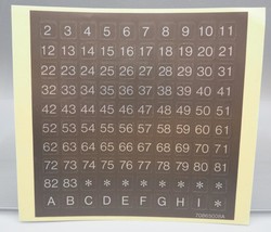 General Electric VHS VCR Numeric Decals - £27.74 GBP
