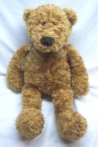 Animal Alley Toys R Us Brown Teddy Bear W/ Bow 17&quot; Plush Stuffed Animal Toy 2000 - £23.37 GBP