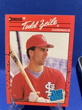 Todd Zeile Rookie 29 1990 Donruss Baseball Card error  - £1,598.71 GBP
